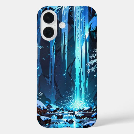 Coques Case-Mate iPhone Cascade gelée d'hiver (Verso)