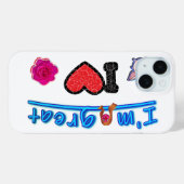 Coques Case-Mate iPhone Case Apple iPhone 15 (Verso (horizontal))