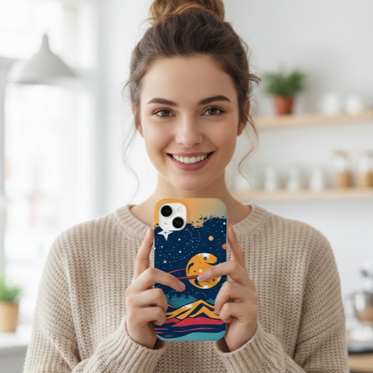 Coques Case-Mate iPhone Case for the Planet, Moon, and Stars
