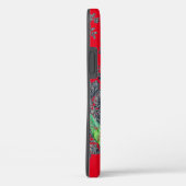 COQUES Case-Mate iPhone CASE MASSÉ TOUGH PERSONNALISÉ INITIAL ROUGE ANTIQU (Verso / Droite)