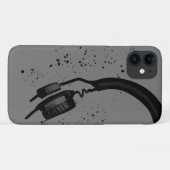 Coques Case-Mate iPhone Casque artistique hip hop graphique musique et bat (Dos (Horizontal))