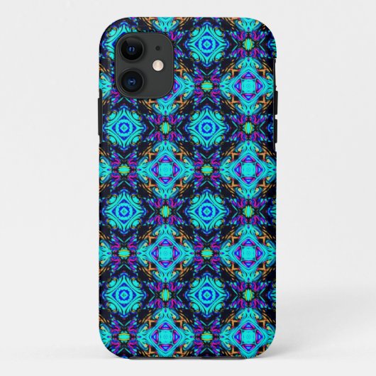 Coques Case-Mate iPhone casque bleu rétro funky i (Dos)