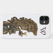 Coques Case-Mate iPhone CASQUE DE CHEVALIER ANTIQUE AVEC monogramme D'AAGL (Dos (Horizontal))