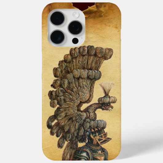 COQUES Case-Mate iPhone CASQUE DE CHEVALIER ANTIQUE AVEC PARC D'AGLE (Verso)