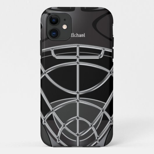 Coques Case-Mate iPhone Casque de gardien de but d'hockey (Dos)
