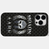 Coques Case-Mate iPhone Casque spartiate Molon Labe Laurier (Verso (horizontal))