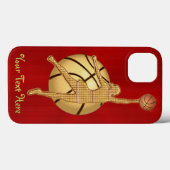 Coques Case-Mate iPhone Casques téléphoniques de filles de basket-ball PER (Verso (horizontal))