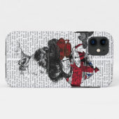 Coques Case-Mate iPhone Casquette britannique de thé d'après-midi (Dos (Horizontal))