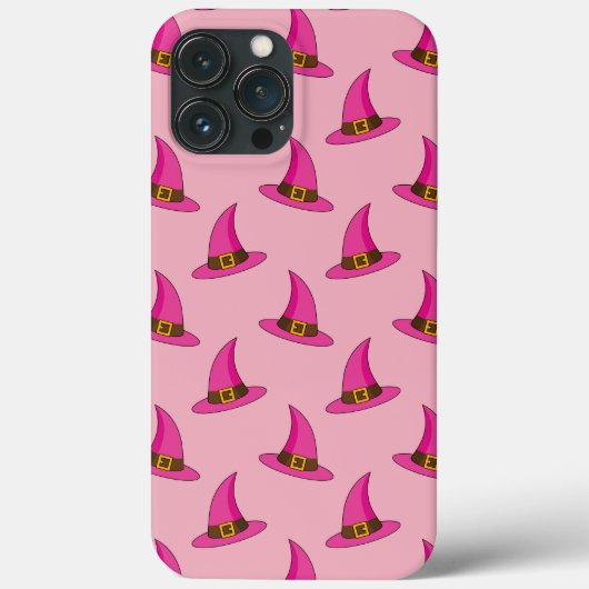 Coques Case-Mate iPhone Casquette de sorcière rose (Verso)