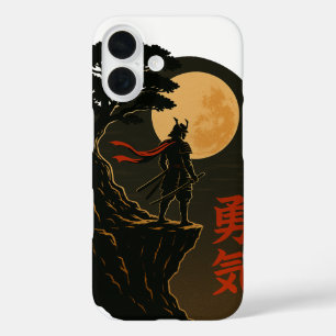 Coques iPhone 16 Casquette japonaise de concepteur de samouraï
