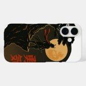 Coques Case-Mate iPhone Casquette japonaise de concepteur de samouraï (Verso (horizontal))