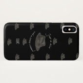 Coques Case-Mate iPhone Casquette personnalisé pour Léonard (noir) (Dos (Horizontal))