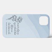 Coques Case-Mate iPhone Casquette téléphonique Blue Jane Austen Inspiratio (Verso (horizontal))