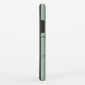 Coques Case-Mate iPhone Casse téléphonique géométrique Abstraite turquoise (Dos/Droite)