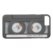 Coques Case-Mate iPhone Cassette faite sur commande Mixtape (Dos (Horizontal))