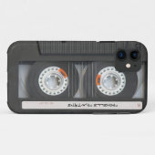 Coques Case-Mate iPhone Cassette faite sur commande Mixtape (Dos (Horizontal))