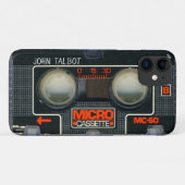 Coques Case-Mate iPhone Cassette Retro Micro Audiotape personnalisée iPC C (Dos (Horizontal))