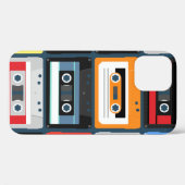 Coques Case-Mate iPhone Cassettes compactes. Lot. plat d'illustration vint (Verso (horizontal))