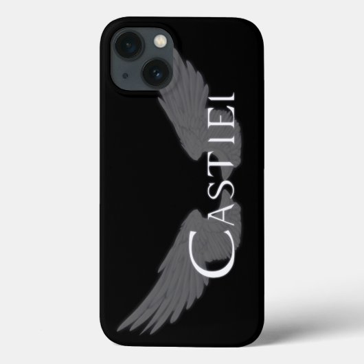 Coques Case-Mate iPhone Castiel Falln Avec Ailes Blanc (Verso)