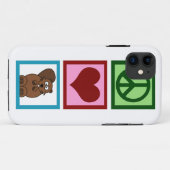 Coques Case-Mate iPhone Castors Peace Love (Dos (Horizontal))