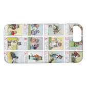 Coques Case-Mate iPhone Cat Alphabet, Louis Wain (Dos (Horizontal))