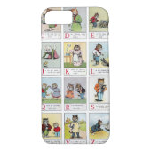 Coques Case-Mate iPhone Cat Alphabet, Louis Wain (Dos)
