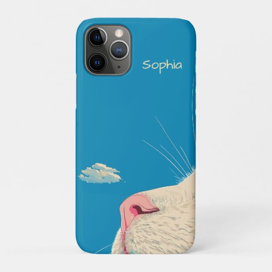 Coques Case-Mate iPhone Cat and Cloud (Dos)