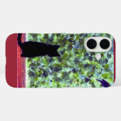 Coques Case-Mate iPhone Cat Art Black Cat Oiseau à observer! (Verso (horizontal))