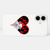 Coques Case-Mate iPhone Cat Christmas - Adorable and Festive Feline Design (Verso (horizontal))