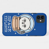 Coques Case-Mate iPhone Cat de l'Explorateur d'espace (Dos (Horizontal))