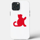Coques Case-Mate iPhone Cat dit bonjour (Verso)