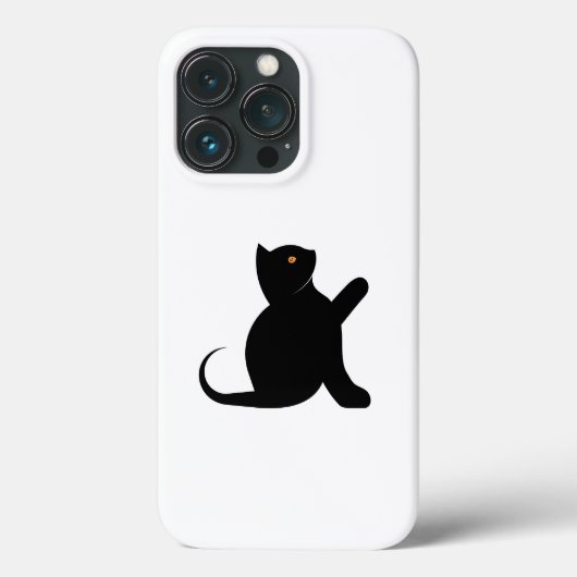 Coques Case-Mate iPhone Cat dit bonjour (Verso)
