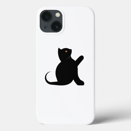 Coques Case-Mate iPhone Cat dit bonjour (Verso)