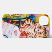 Coques Case-Mate iPhone Cat Garden Party (Verso (horizontal))
