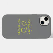 Coques Case-Mate iPhone Cat hair everywhere zero regrets (Verso (horizontal))