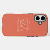 Coques Case-Mate iPhone Cat hair everywhere zero regrets (Verso (horizontal))