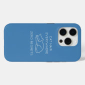 Coques Case-Mate iPhone Cat hair everywhere zero regrets (Verso (horizontal))
