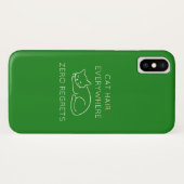 Coques Case-Mate iPhone Cat hair everywhere zero regrets (Dos (Horizontal))