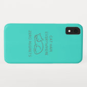 Coques Case-Mate iPhone Cat hair everywhere zero regrets (Dos (Horizontal))
