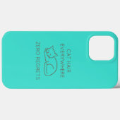 Coques Case-Mate iPhone Cat hair everywhere zero regrets (Verso (horizontal))