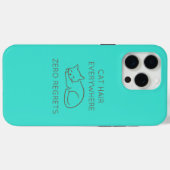 Coques Case-Mate iPhone Cat hair everywhere zero regrets (Verso (horizontal))