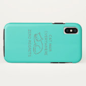 Coques Case-Mate iPhone Cat hair everywhere zero regrets (Dos (Horizontal))