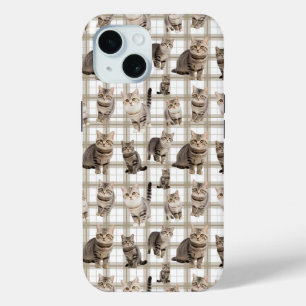 Coque Pour iPhone 15 Cat Kitty iPhone 15 Téléphone
