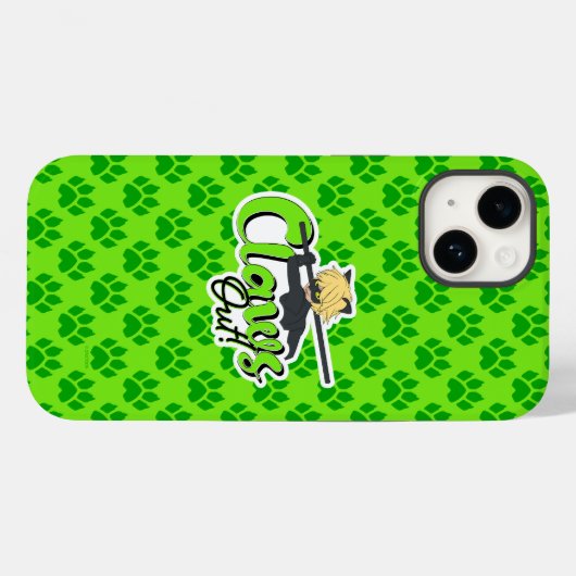 Coques Case-Mate iPhone Cat Noir | Claws Out ! (Verso (horizontal))