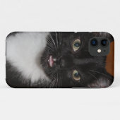 COQUES Case-Mate iPhone CAT NOIR ET BLANC (Dos (Horizontal))