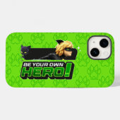 Coques Case-Mate iPhone Cat Noir | Soyez votre propre héros (Verso (horizontal))