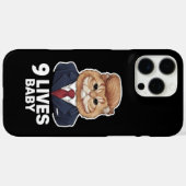 Coques Case-Mate iPhone Cat Trump 9 Lives Baby (Verso (horizontal))