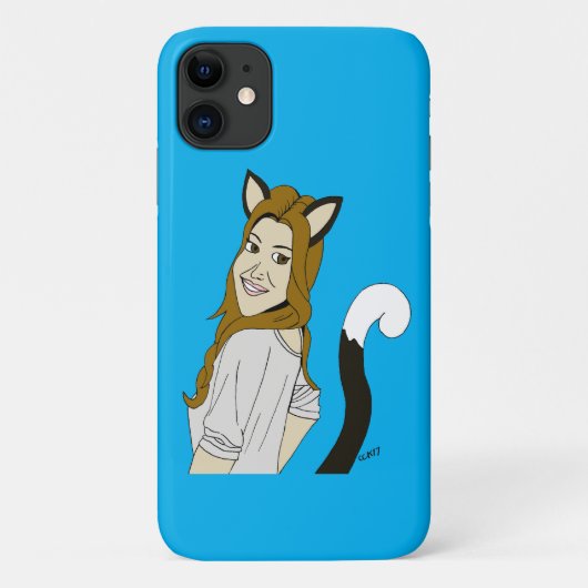 Coques Case-Mate iPhone catgirl (Dos)