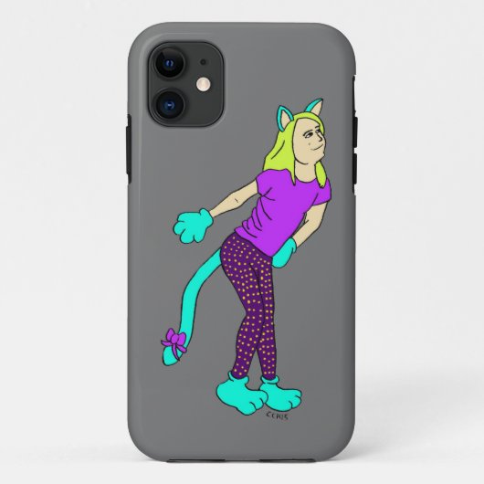 Coques Case-Mate iPhone catgirl (Dos)