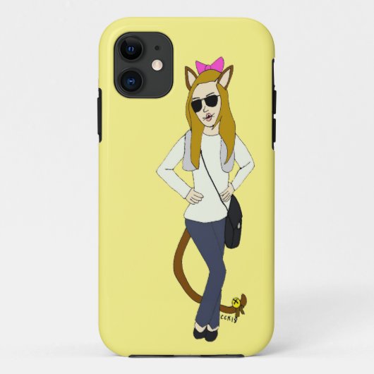 Coques Case-Mate iPhone catgirl (Dos)